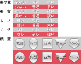 髪の量
